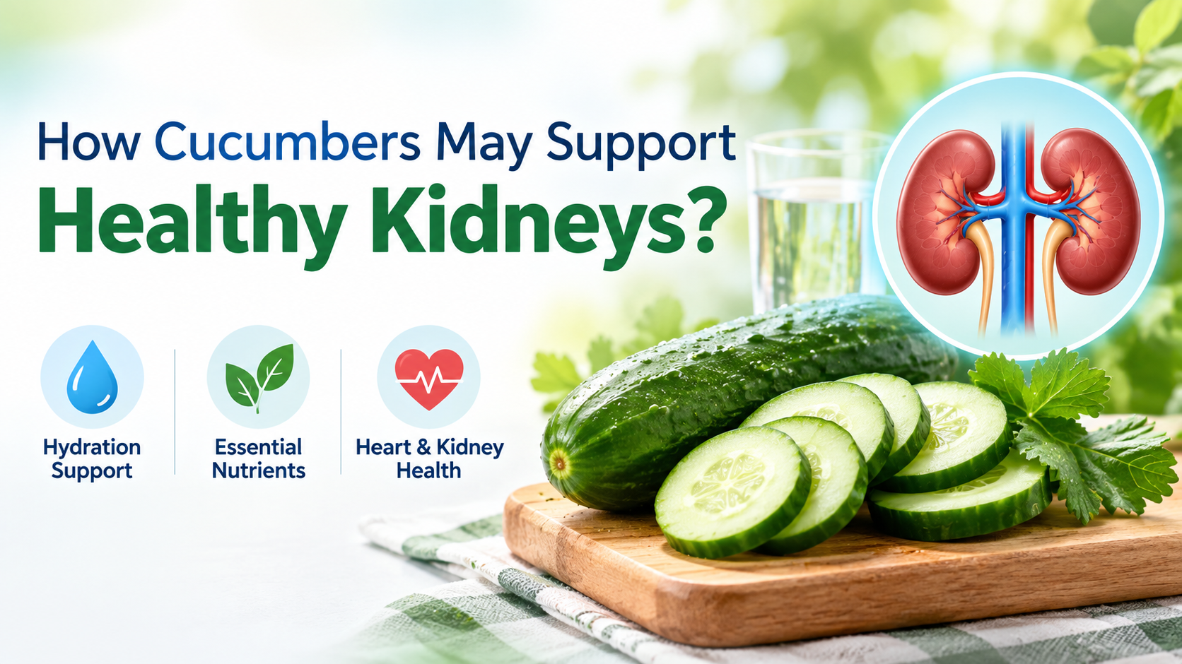 How Can Cucumbers Support Healthy Kidneys?